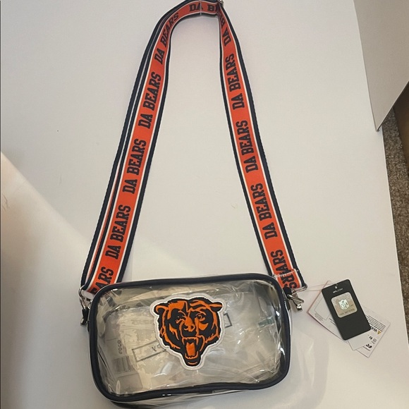 NFL Handbags - NFL Chicago Bears Embroidered Clear Stadium Crossbody Bag
FOCO HTF "Da Bears”